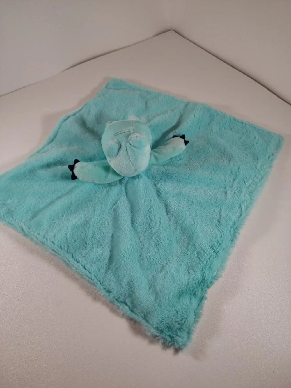 Carters Just One You ALLIGATOR Plush Security Blanket Lovey Blue Green Aqua